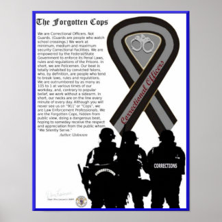 Poster os polícias esquecidos