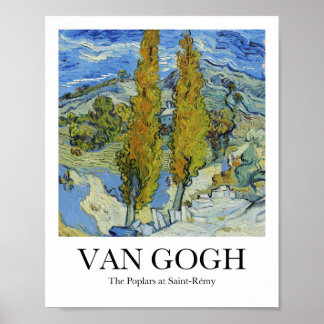 Poster Os Poplars no Santo-Rémy, por Vincent van Gogh