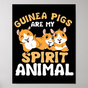 Poster Os Porcos-guineenses São O Meu Espírito, Roddente 