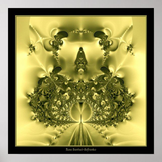 Poster Os portões do Fractal do Céu (Frente)