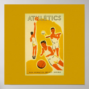 Póster Os Poster-Esportes/Vintage ostentam a arte 8
