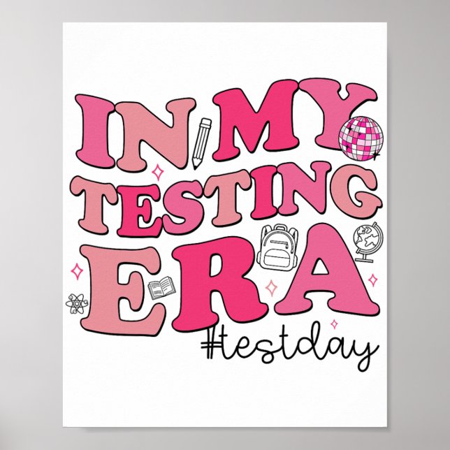 Poster Os Professores Da Minha Época Testemunham Os Teste (Frente)