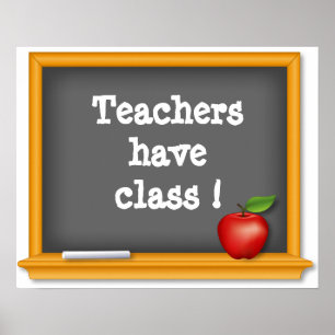 Póster Os professores têm a classe!