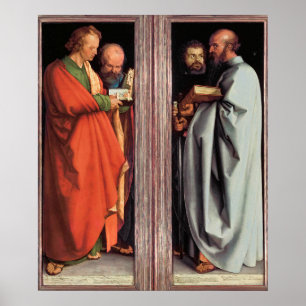 Poster Os Quatro Apóstolos de Albrecht Dürer