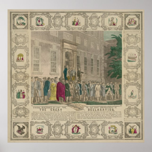 Póster Os rebeldes de 76 (Frente)