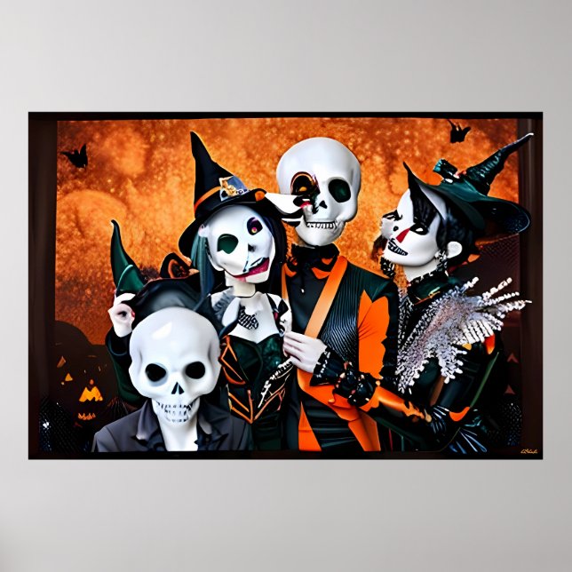 Poster Os Recusacionistas do Halloween (Frente)