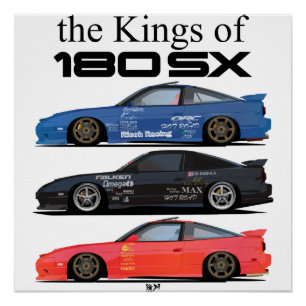 Póster os reis de 180SX