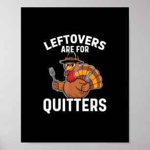 Poster Os Restantes São Para Quitters Engraçados Crea De 