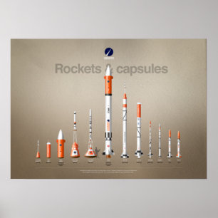 Poster Os Rockets e as cápsulas de Copenhaga Suborbitals