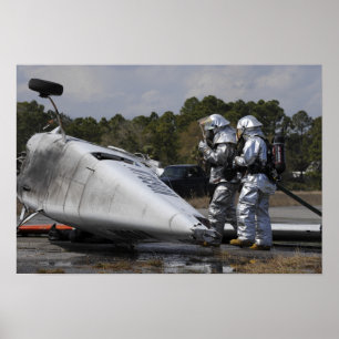 Poster Os sapadores-bombeiros respondem à cena