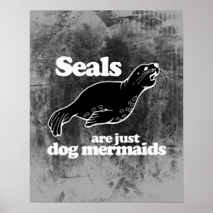 PÓSTER OS SELOS SÃO APENAS SEREIAS DO CÃO