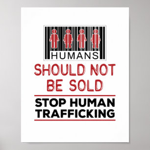 Poster Os Seres Humanos Não Devem Ser Vendidos Para Impe