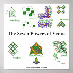 Póster Os sete poderes de Vênus