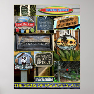 Póster Os Sinais da Ilha de Pawleys
