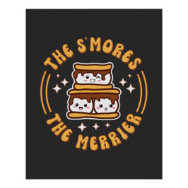 Póster Os S'mores O Merrier Funny Kawaii Camping Gift