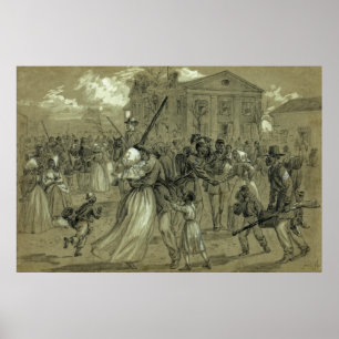 Poster OS SOLDADOS do AFRO-AMERICANO DIRIGEM da GUERRA