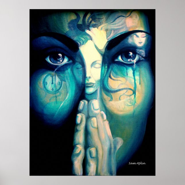 Poster Os sonhos em que estou morrendo (Frente)