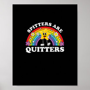 Poster Os Spitters São Despejos Inadequados, Humor Adulto