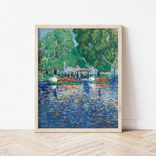 Poster Os Swan Boats   George Luks