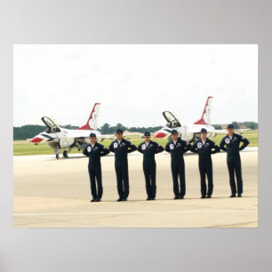 Póster Os "Thunderbirds".