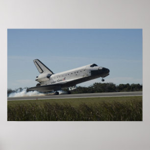 Poster Os toques de Atlantis do vaivém espacial tragam 2