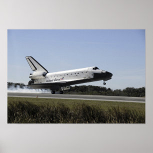 Poster Os toques de Atlantis do vaivém espacial tragam 3