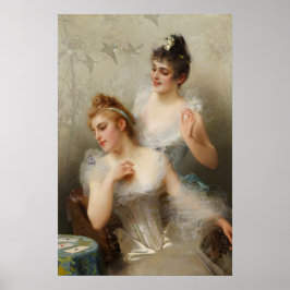 Poster Os Três Áses por Vittorio Matteo Corcos