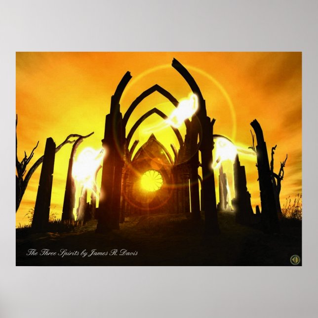 Póster Os Três Espíritos (Frente)
