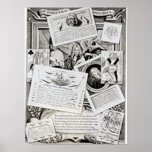 Poster Os Três Falsos Irmãos (Frente)