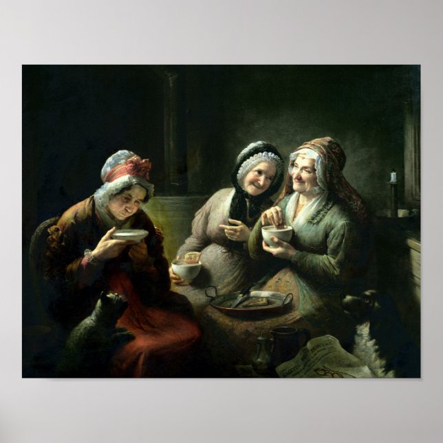 Poster Os Três Gossips (Frente)