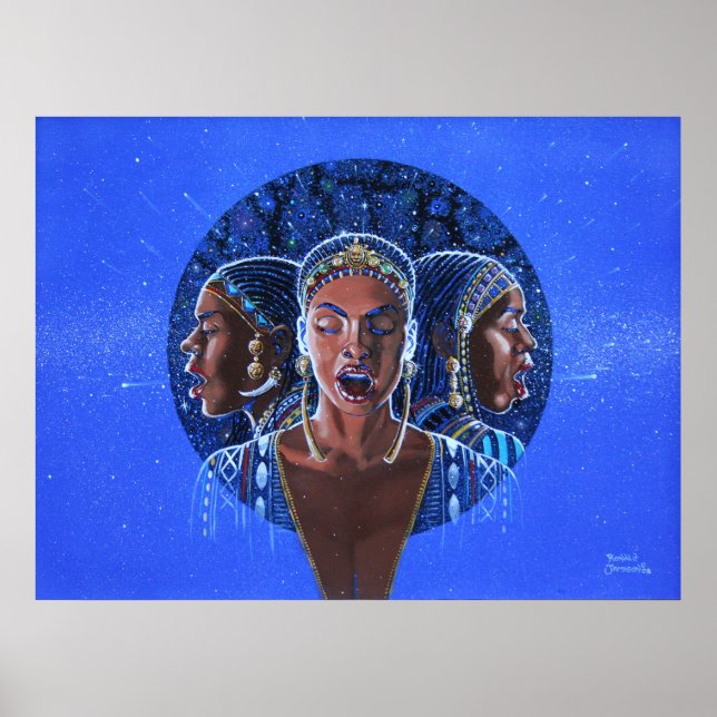 Poster Os Três Graus - Fé, Esperança e Caridade (Frente)