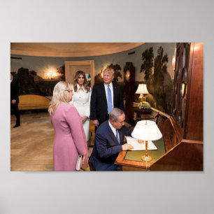 Póster Os trunfos & o Netanyahus em Israel