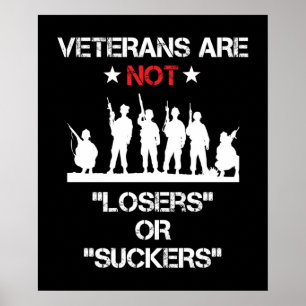Poster Os Veteranos Não São Perdedores Ou Suckers
