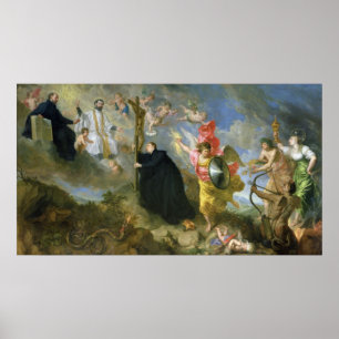 Poster Os votos do Santo Aloysius de Gonzaga