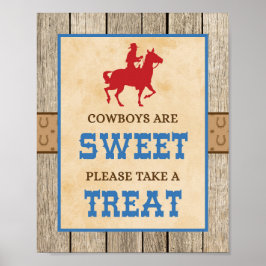 Poster Os vovôs são doces, por favor, peguem um sinal de