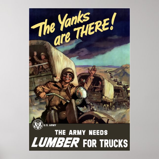 Poster Os Yanks Estão Lá! (Frente)