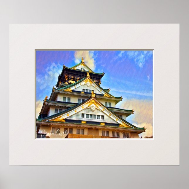 Poster Osaka Castle (Frente)