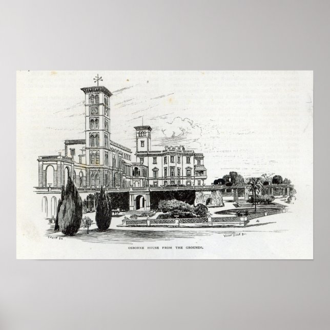Póster Osborne House dos Motivos (Frente)