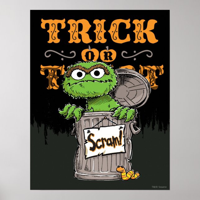 Poster Oscar, o Agrupamento - Trick ou Treat, Scram! (Frente)