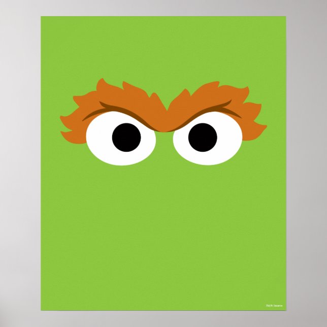 Poster Oscar o Monstro Cara Grande (Frente)