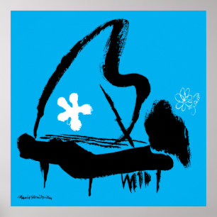 Poster Oscar Peterson Ilustrou Jazz Vintage