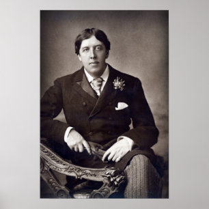 Póster Oscar Wilde, 1889