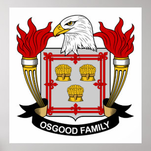 Poster Osgood Family Crest