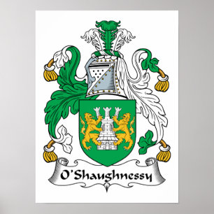 Póster O'Shaughnessy Family Crest