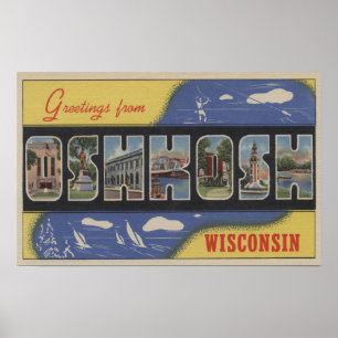 Poster Oshkosh, Wisconsin - grandes cenas da letra