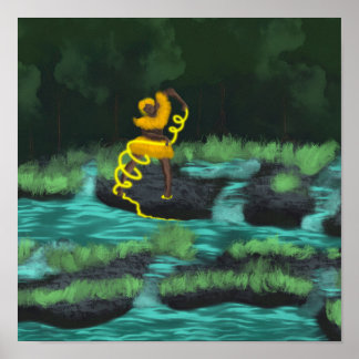 Poster Oshun Harnessing a Energia do Rio