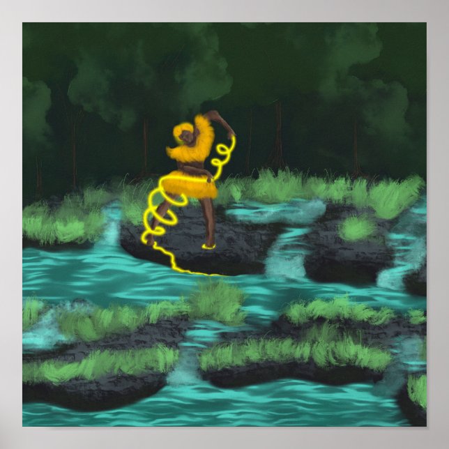 Poster Oshun Harnessing a Energia do Rio (Frente)