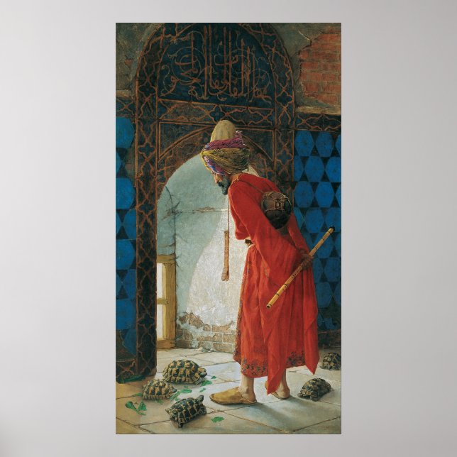 Póster Osman Hamdi Bey O Formador De Tortoise (Frente)