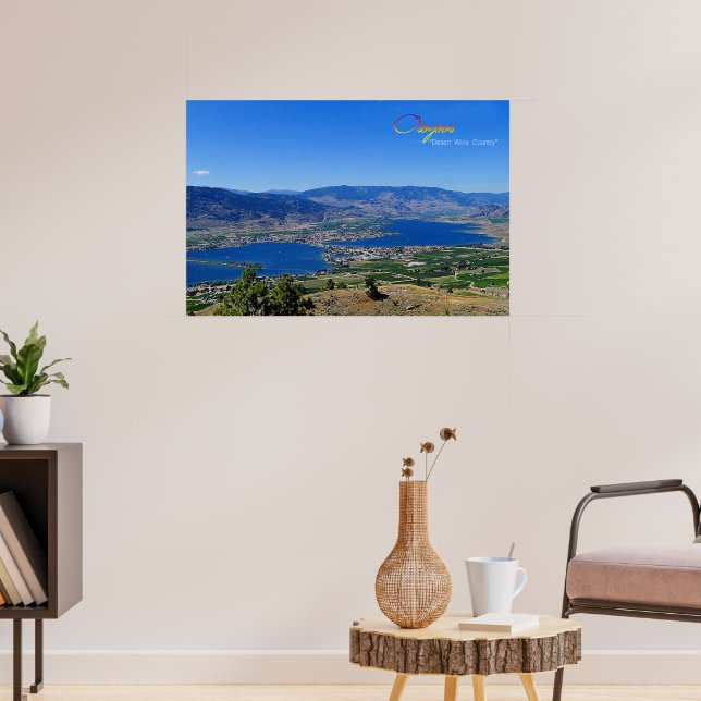 Poster Osoyoos, País do Vinho do Deserto (Sala de Estar 3)
