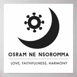 Póster Osram ne amor, fidelidade, harmonia